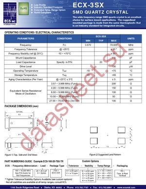 ECS-80-S-7SX-TR datasheet  